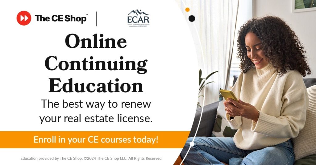 The CE Shop Continuing Education Benefit for ECAR Members