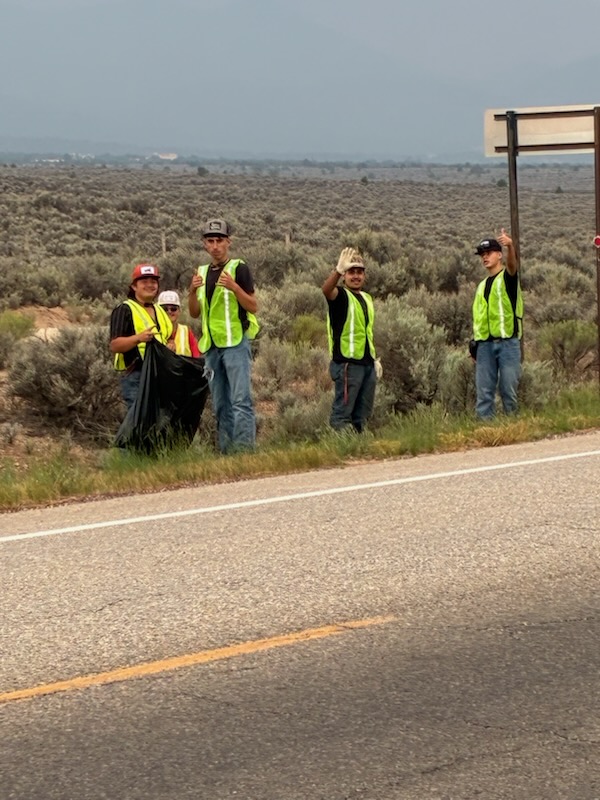 ECAR Participates in Taos area Highway Cleanup 2026